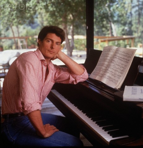 Christopher Reeve at Piano